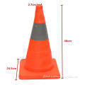 China Foldable telescopic traffic safety cone Manufactory